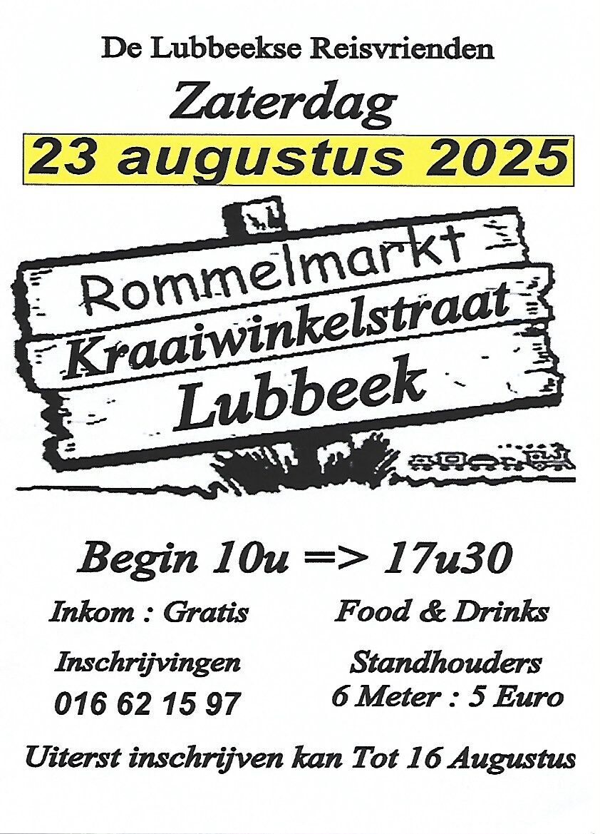 Jaarlijkse Rommelmarkt Kraaiwinkelstraat