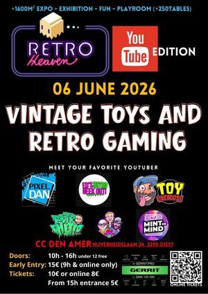 Retro-heaven vintage toys en retro games beurs