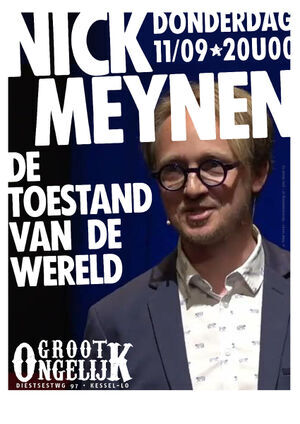 Lezing door Nick Meynen: De toestand van de wereld
