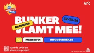 Bunker vlamt mee