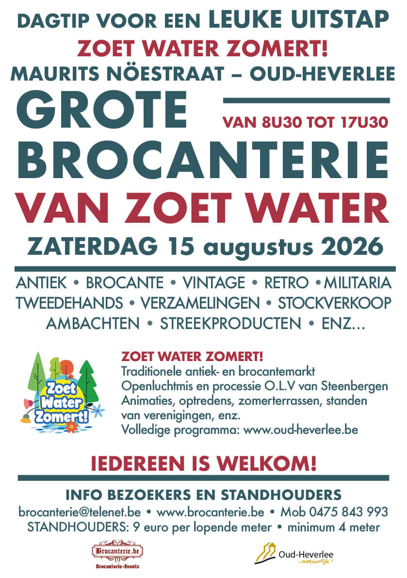 Grote Brocanterie van Zoet Water