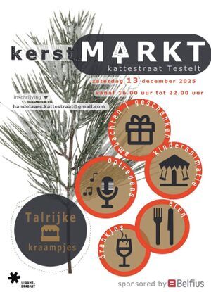 Kerstmarkt Kattestraat Testelt