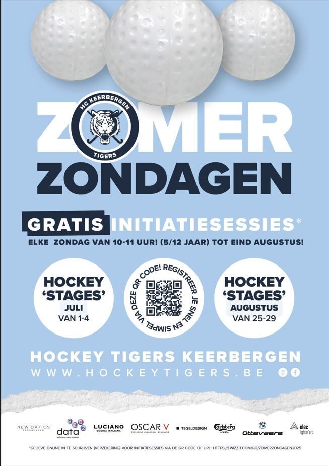 Hockey Zomer Zondagen voor kinderen van 5 tot 12 j