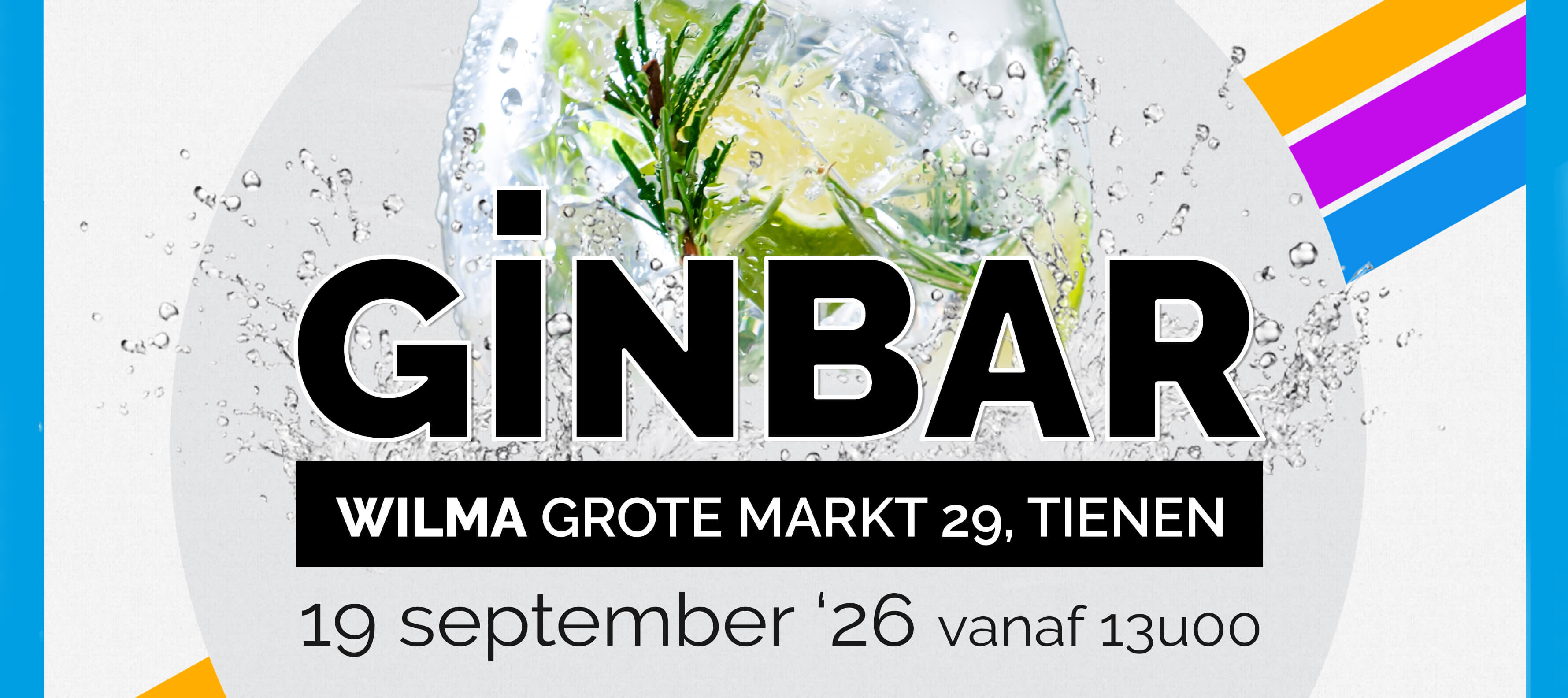 Ginbar met liveoptredens t.v.v. De Mispelhoef