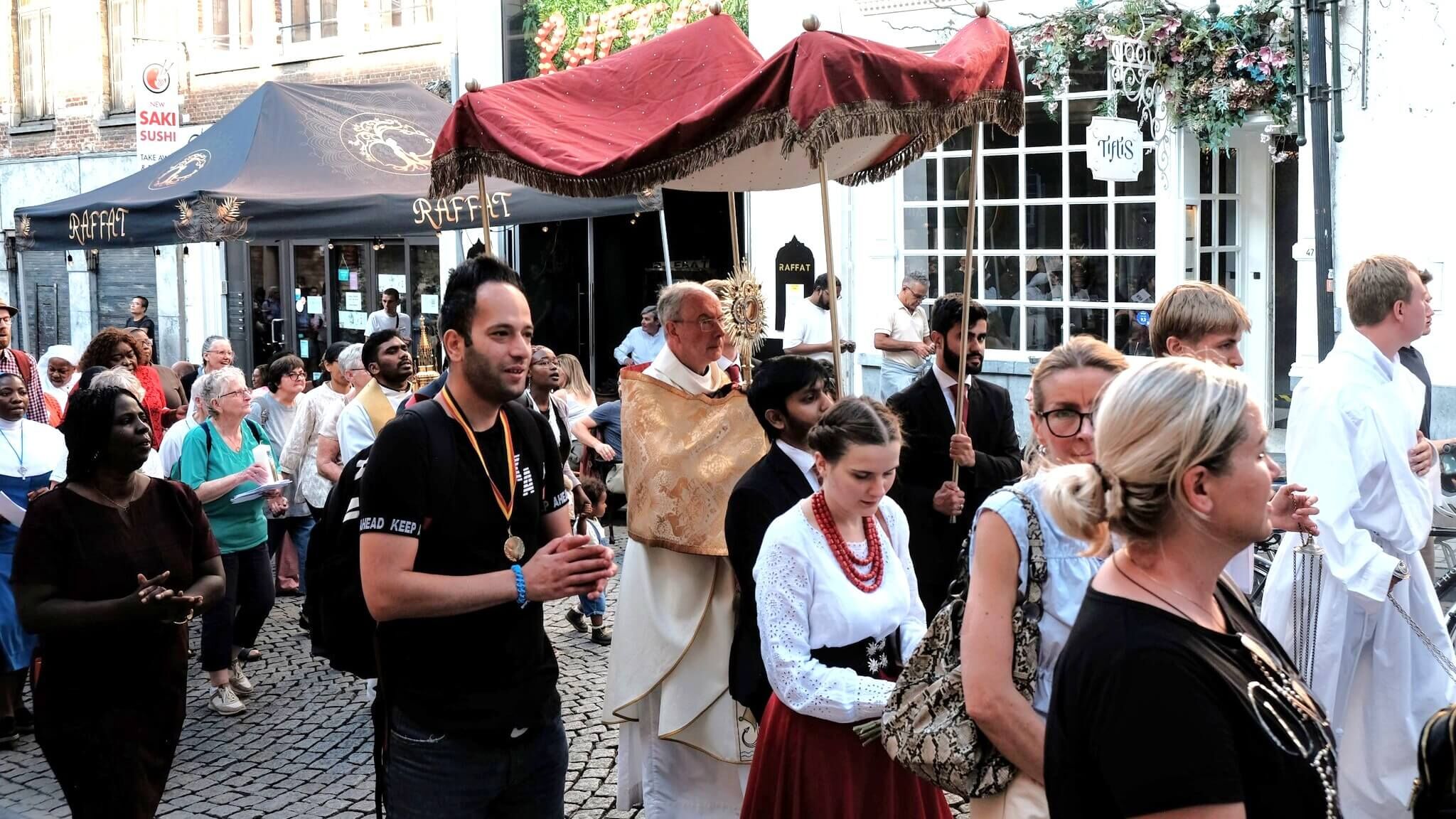 Sacramentsdag en -processie in Leuven