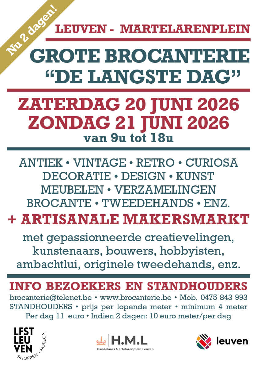 Grote Brocanterie "De Lansgte Dag" - Leuven