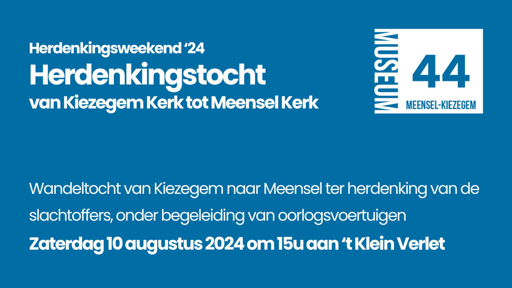 Herdenkingstocht Meensel-Kiezegem '44