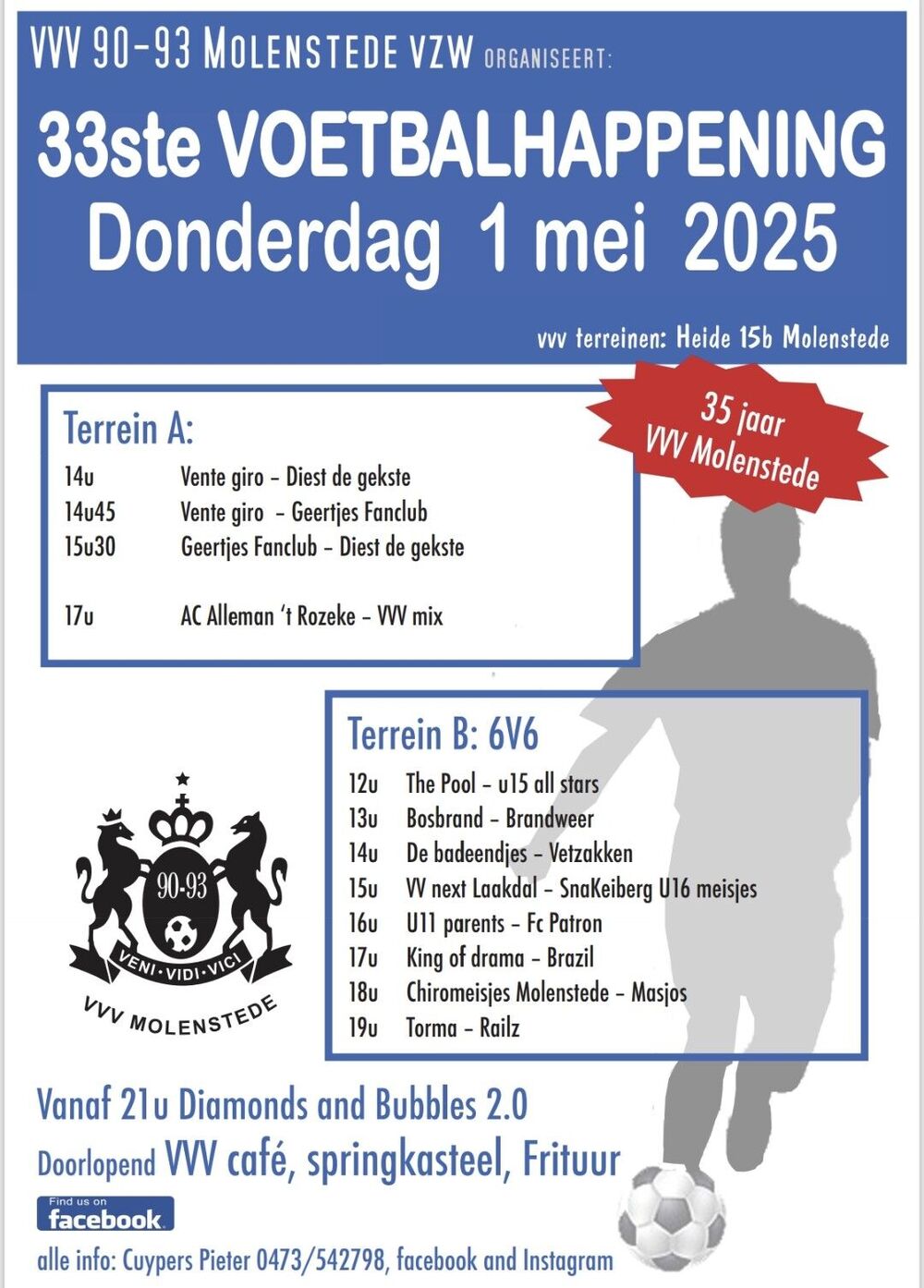 33ste Voetbalhappening VVV Molenstede