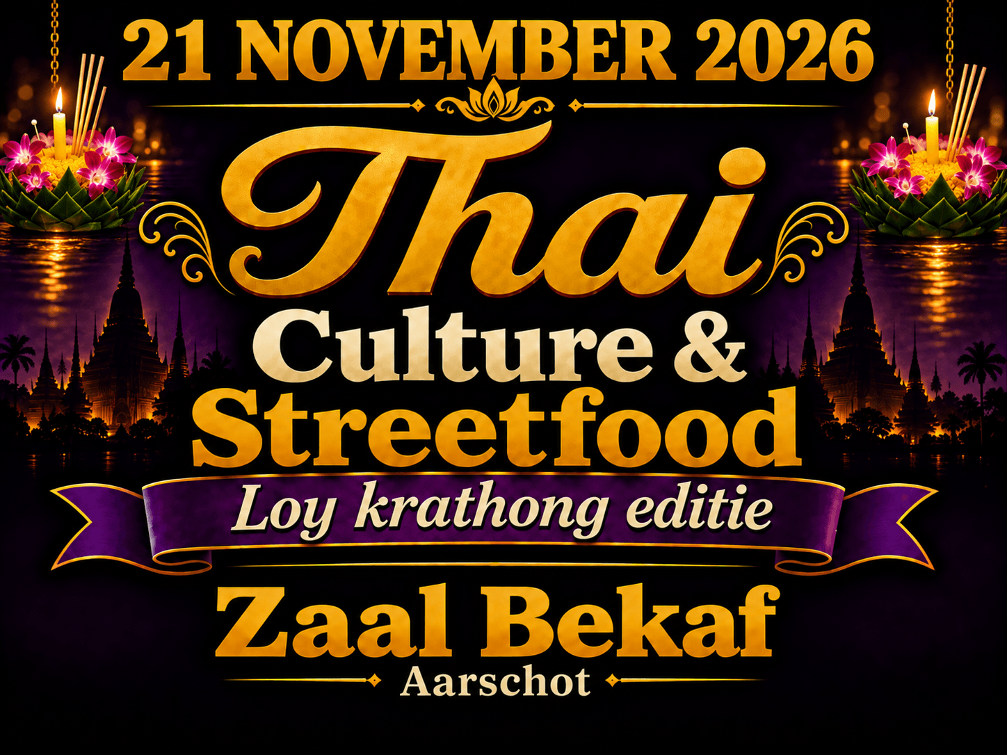 Thai culture & streetfood / loy krathong edition