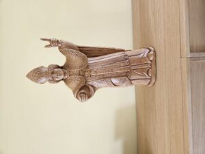 Inhuldiging van onze 2de replica van het St-Elooibeeld te Meensel-Kiezegem