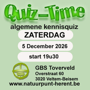 Algemene Kennisquiz ten voordele van de Herentse natuur