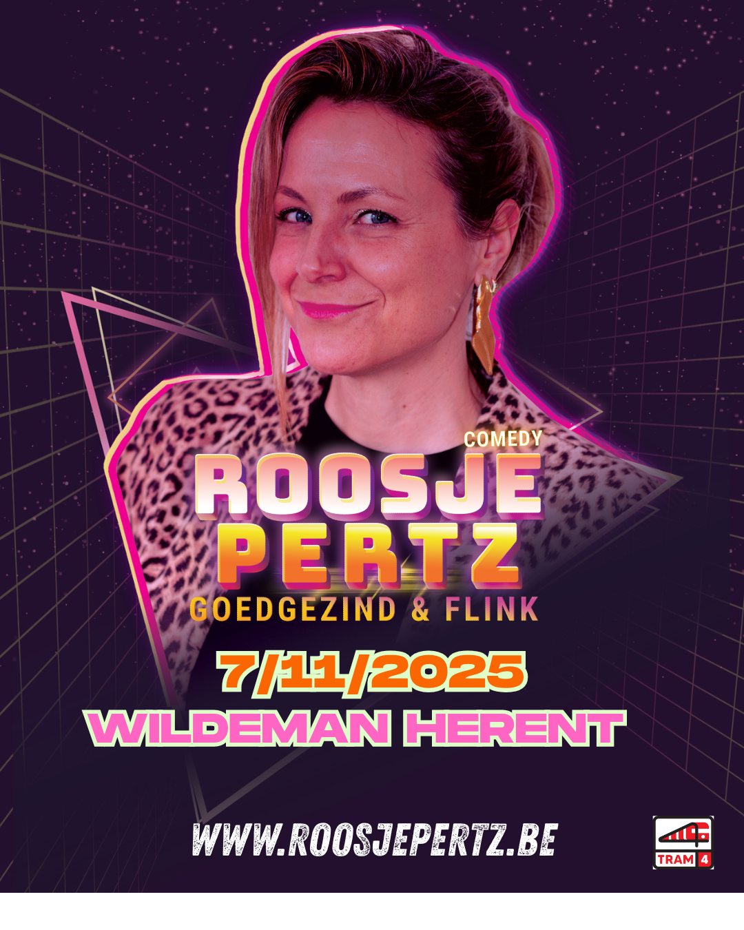Comedy show Goedgezind en Flink Roosje Pertz ROBtv