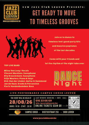 LIVE BAND PARTY NIGHT: timeless grooves, feel-good party hits and massive pop tunes of the last deca