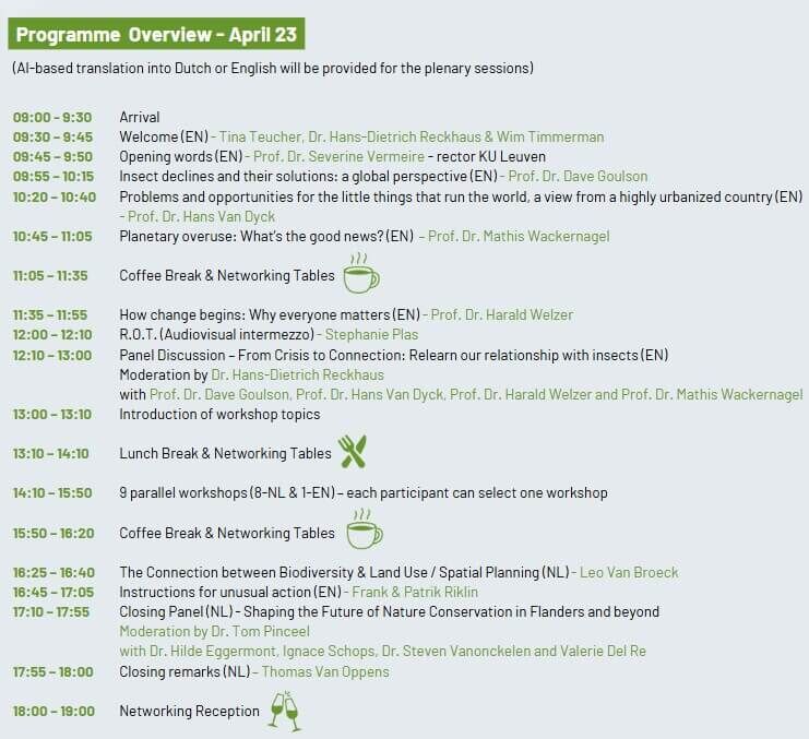 Een ongewoon eco-congres over ons, mensen, en onze relaties met alle andere levensvormen