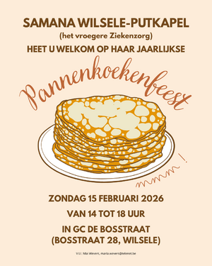 Pannenkoekenfeest 2026 Samana Wilsele-Putkapel