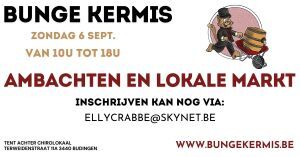 Bunge kermis - Lokale producten- en ambachtenmarkt