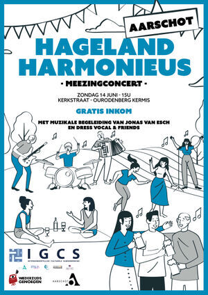 Hageland Harmonieus tijdens Ourodenberg kermis