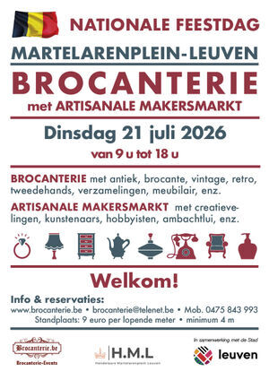 Brocanterie met Artisanale Makersùarkt
