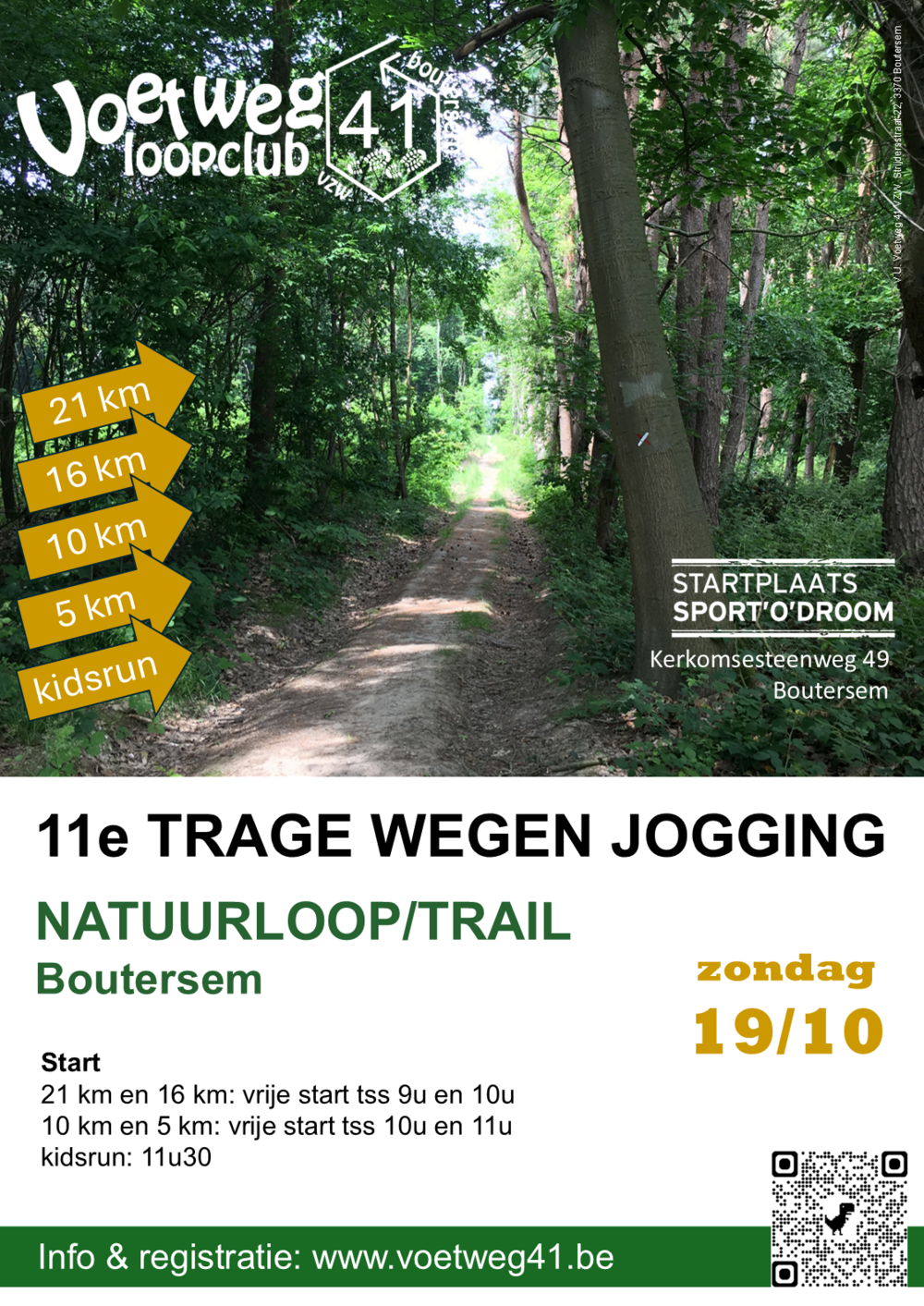 11e Trage Wegen Jogging