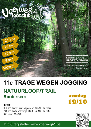 11e Trage Wegen Jogging