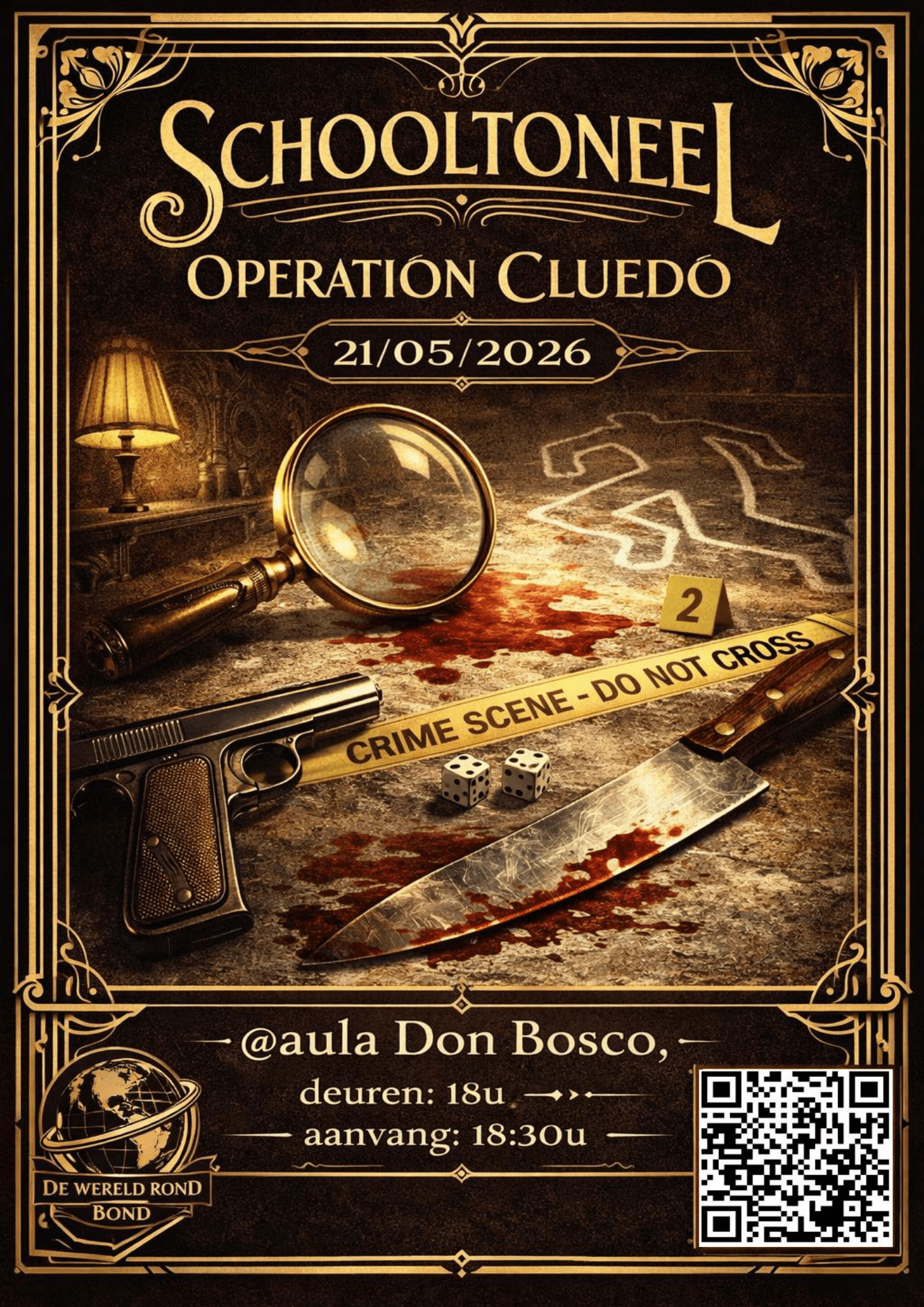 Schooltoneel Operation Cluedo