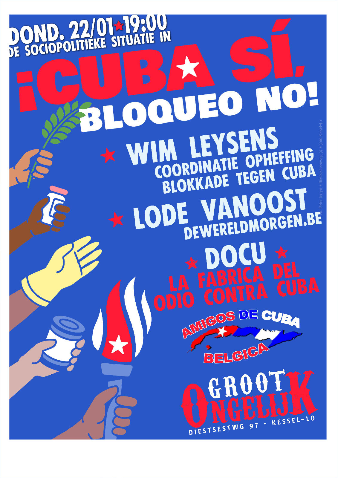 Info-avond over gevolgen 60 jaar VS-blokkade Cuba