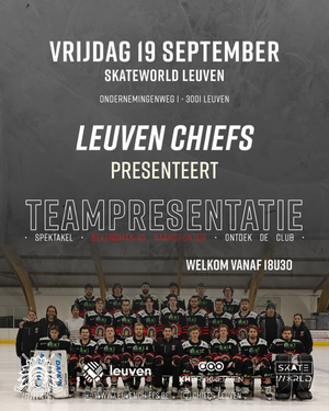Teampresentatie Chiefs Leuven