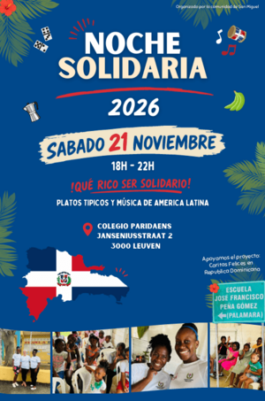 18de Solidariteitsavond - Noche Solidaria 2026