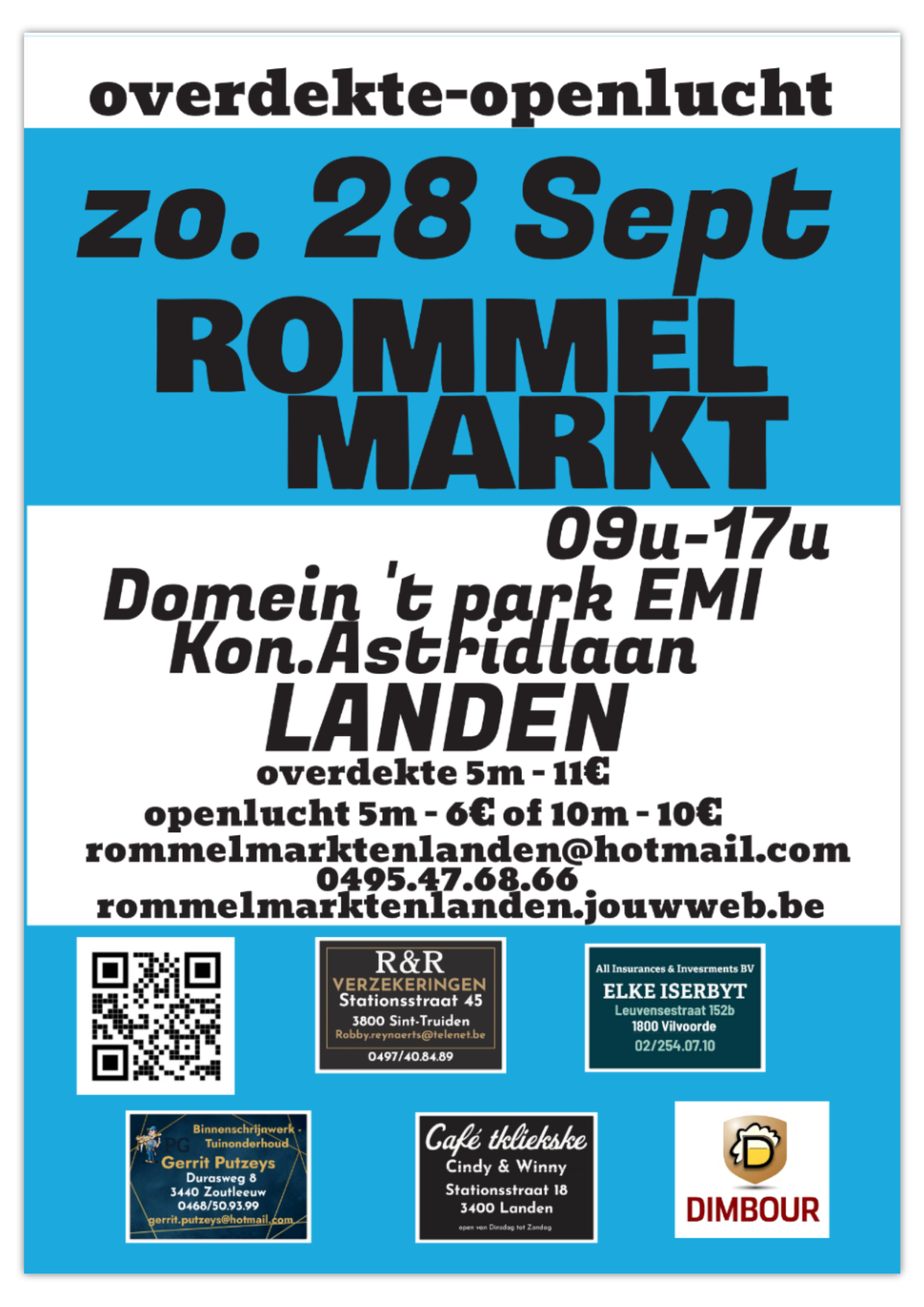 Rommelmarkt EMI domein 't park Landen