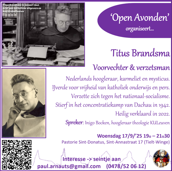 Titus Brandsma, voorvechter en verzetsman