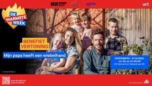 Benefietvertoningen "Mijn papa heeft een wiebelhand"
